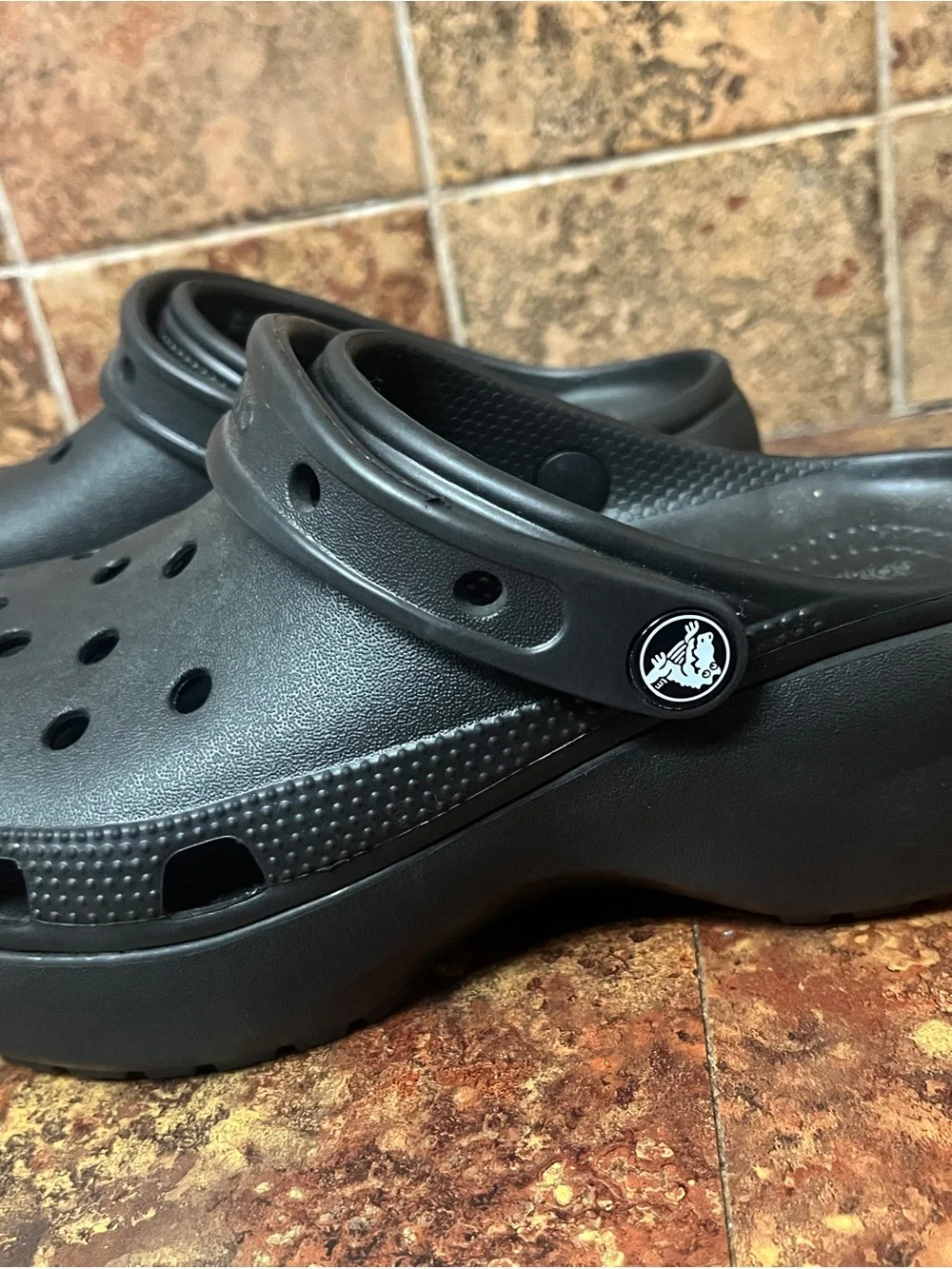 CROCS Platform Clog - Black